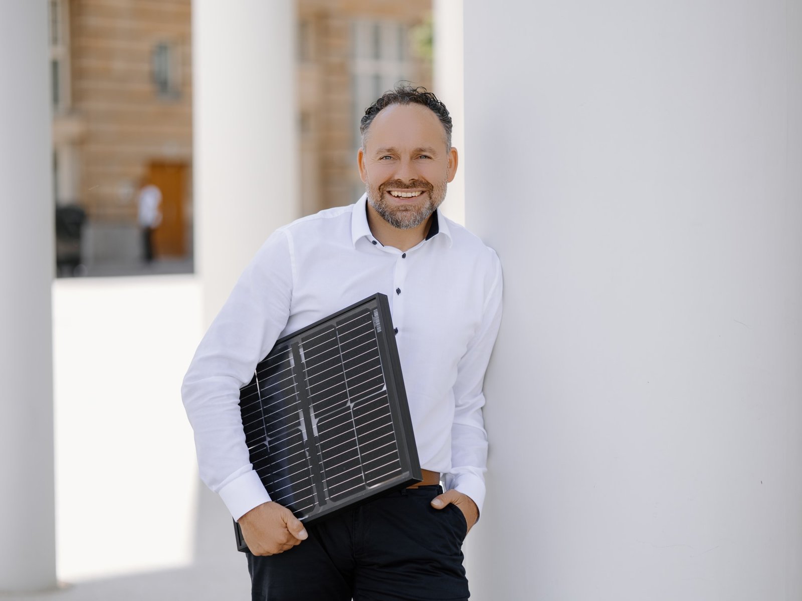 Patrick Leißner – Energieberater mit Solarmodul